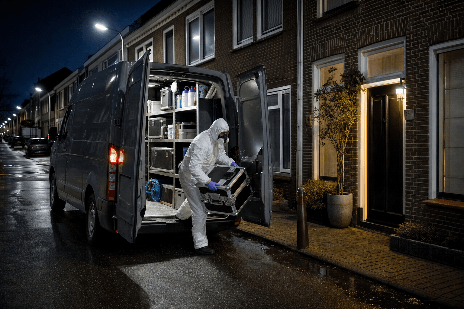 Calamiteitenteam met neutrale bus en directe telefonische triage