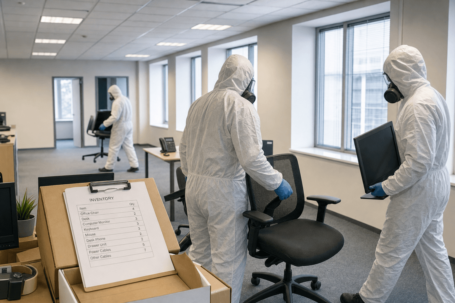 Ontruiming, afvoer, reiniging en herstel voor een nette oplevering