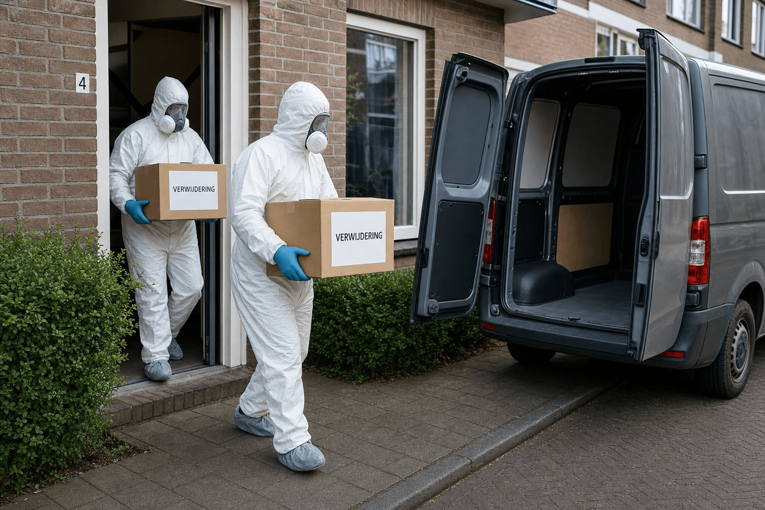 Ontruiming, afvoer, reiniging en herstel voor een nette oplevering